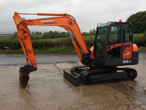 Product picture DAEWOO DOOSAN SOLAR 55-V PLUS EXCAVATOR SERVICE REPAIR MANUAL DOWNLOAD